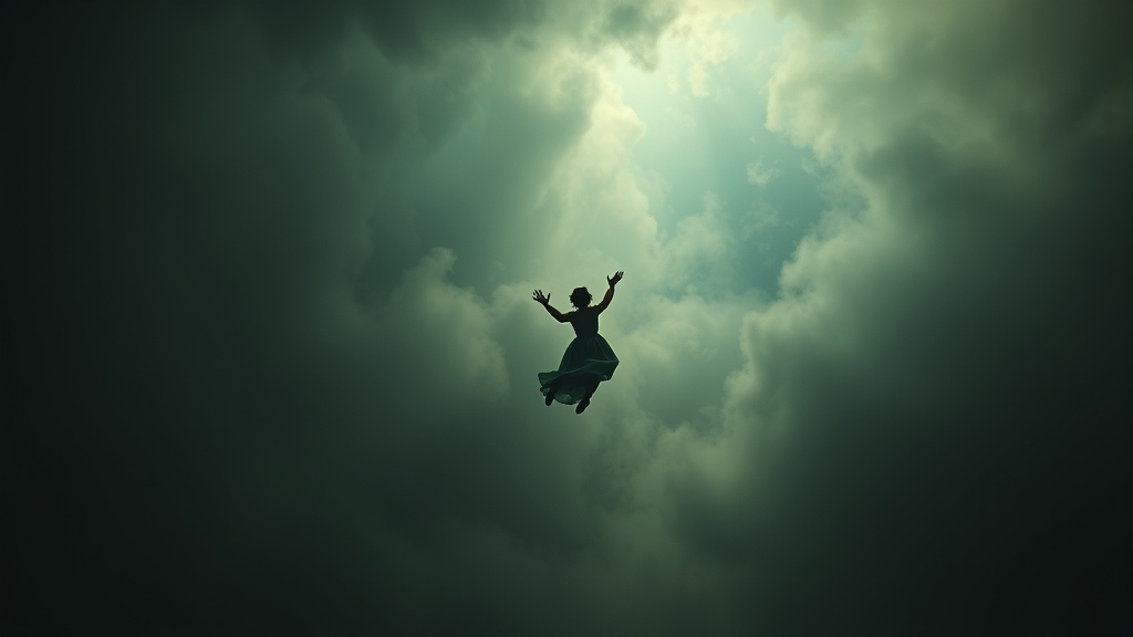Falling while flying